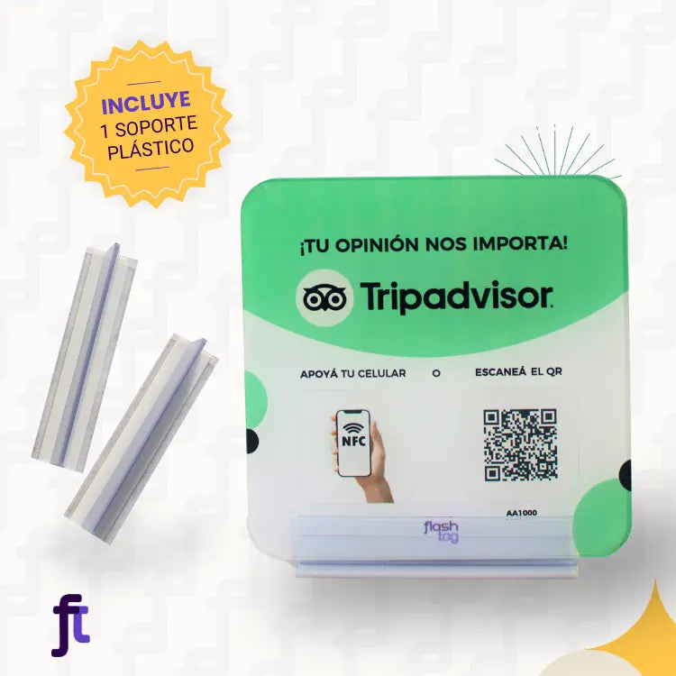 Cartel de reseñas para TripAdvisor mejora tu reputación