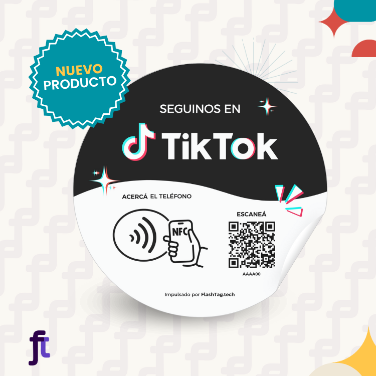 Stickers de TikTok para vidriera