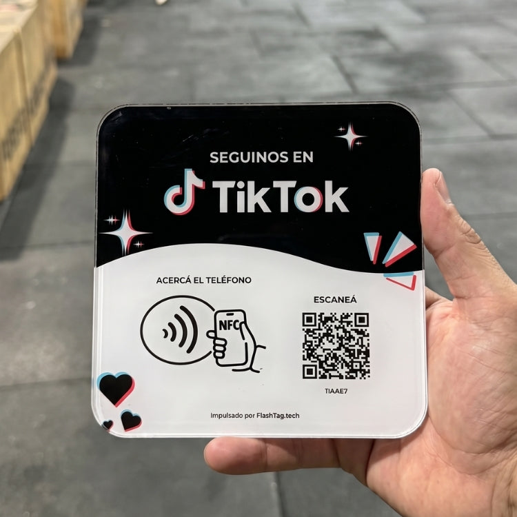 Cartel de TikTok: aumentá tus seguidores