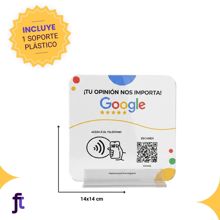 Combo - Cartel de Google + Cartel de TripAdvisor