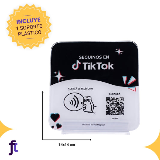 Cartel de TikTok: aumentá tus seguidores