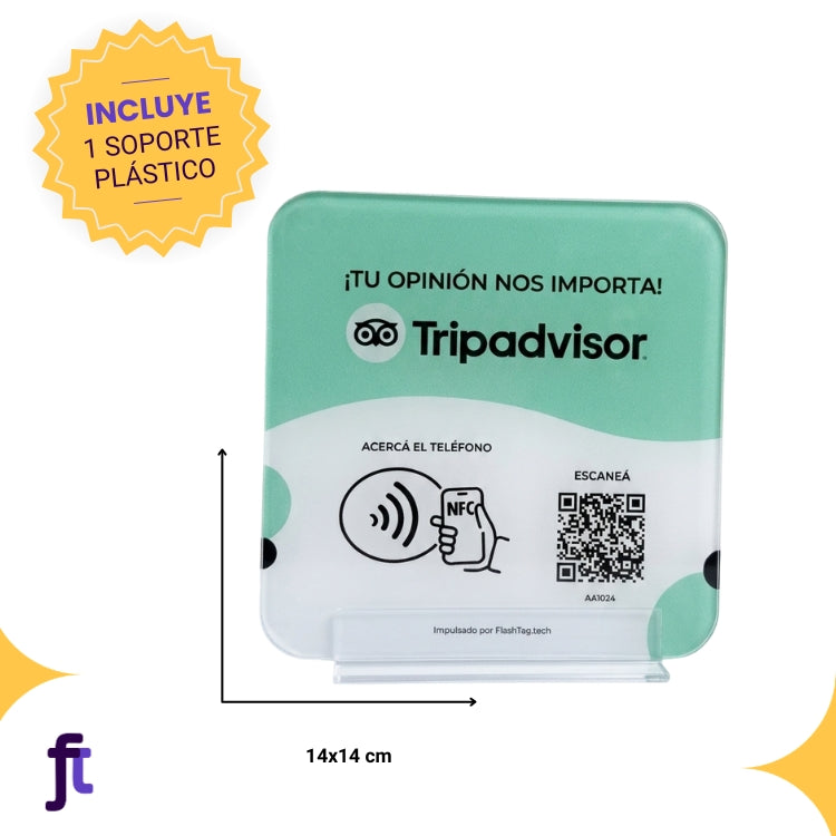 Cartel de reseñas para Tripadvisor - Mejorá tu reputación