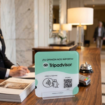 Cartel de reseñas para Tripadvisor - Mejorá tu reputación