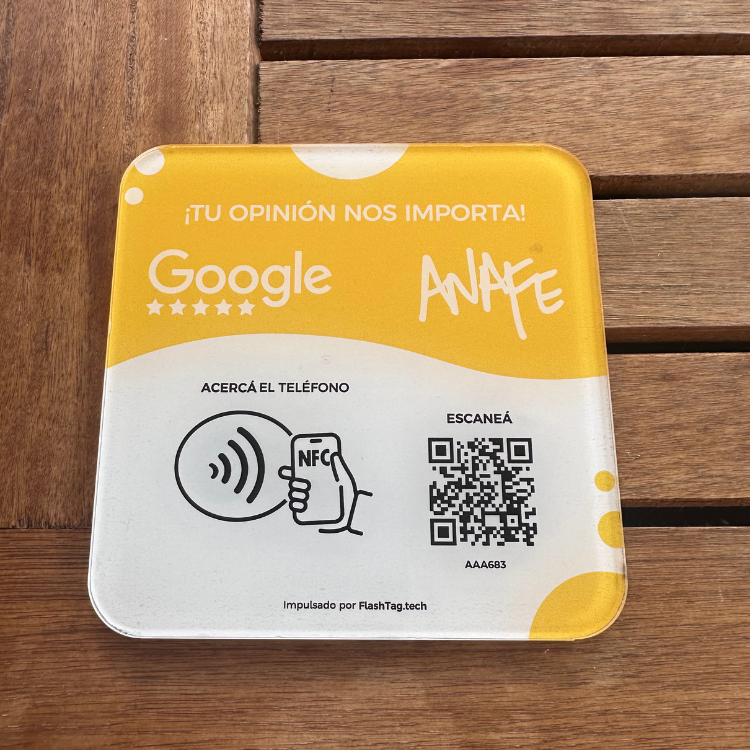 Cartel Flash Tag - Personalizado Anafe