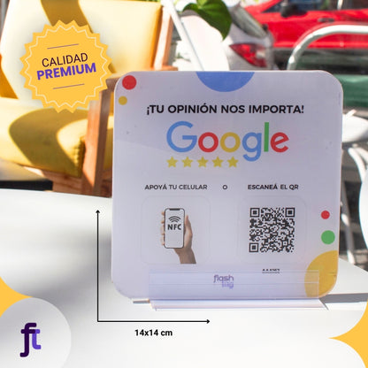 Combo - Cartel de Google + Cartel de TripAdvisor