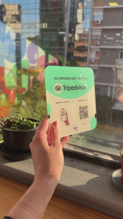 Cartel de reseñas para Tripadvisor - Mejorá tu reputación